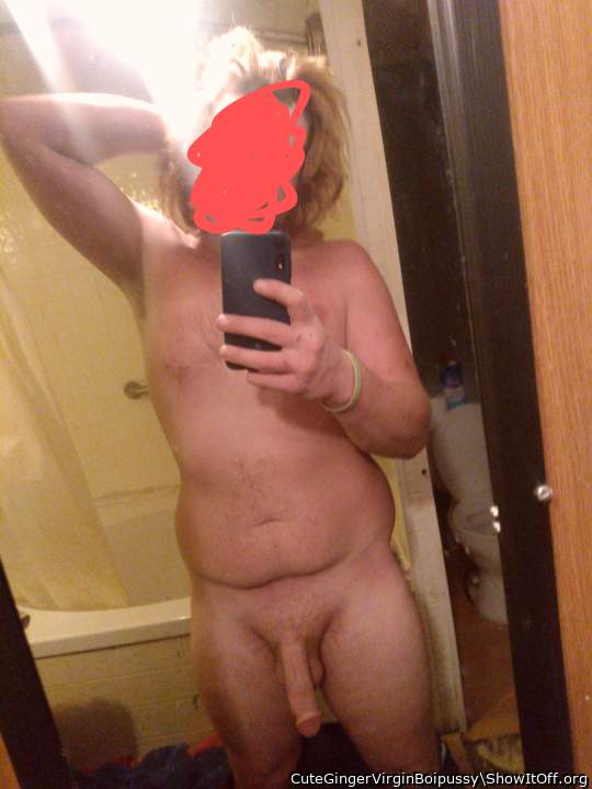 Photo of a one-eyed monster from CuteGingerVirginBoipussy
