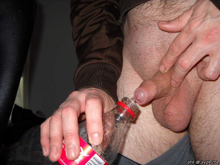 pee in a bottle