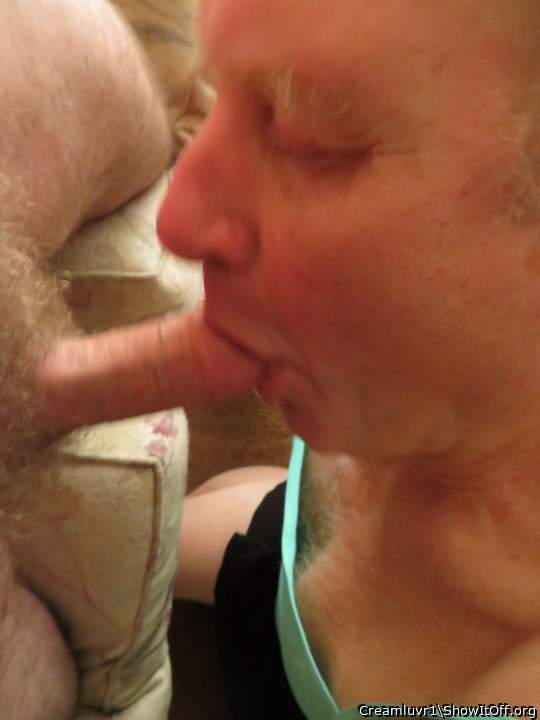 Cumslut Calvin Wilson enjoying cock