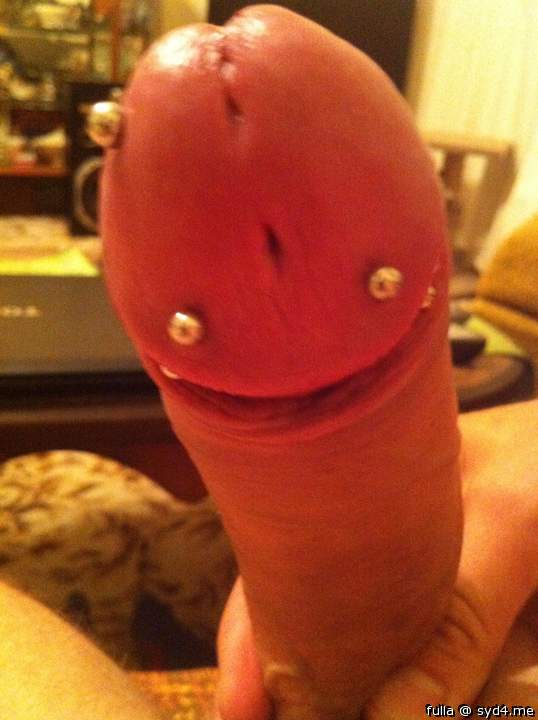 fat pierced cock