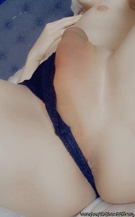 I would lick all that then stick my finger or toy to massage