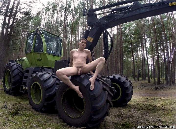 Hottie on a truck!