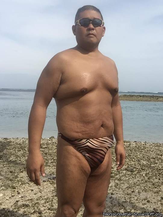 Photo of a purple headed monster from Bikinisunbather