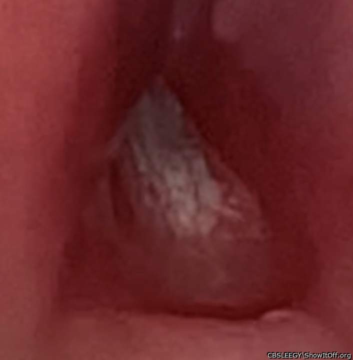 Deep in my cumhole! Picture quality not great but hope you can see the veins