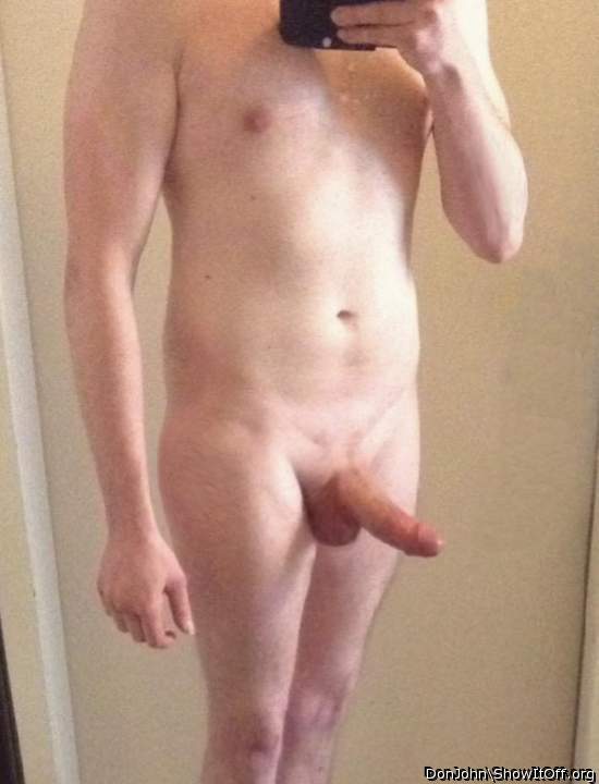 Me with fresh shaved Cock & balls.. Like?