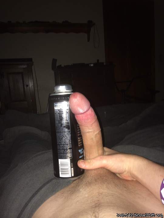 24.oz monster can vs. my cock ;)