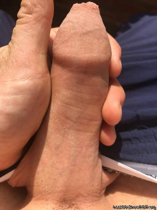 I want to skin it back tight and suck it like it's circumcis