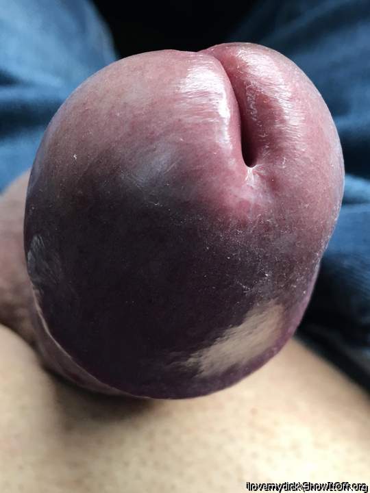 Sehr schne groe Eichel mit groem Pissschlitz!   