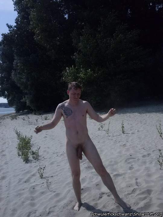 sexy pic--luv your hanging cock and balls!!