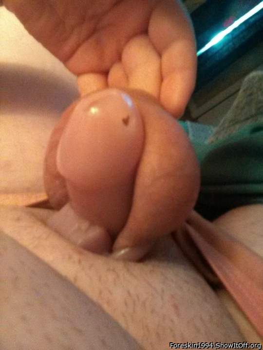 Big balls and a caged cock