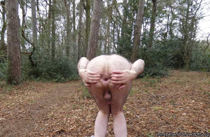 My Bare Bum In The Forest
