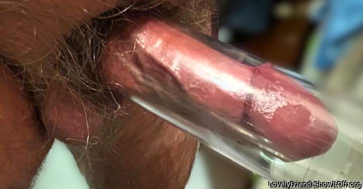 Your cock look great in there!  