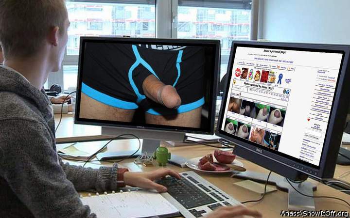 I'd love to see my page and my penis featured this way.