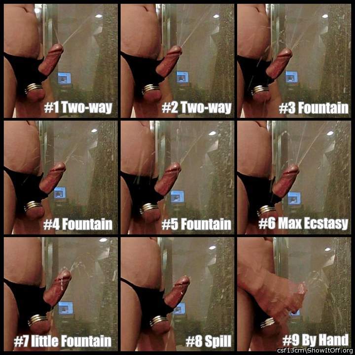 9 spurts cum