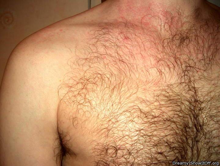 Sexy hairy chest!
