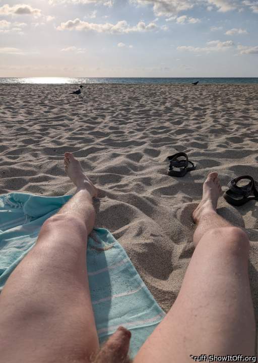 first clothing-optional beach