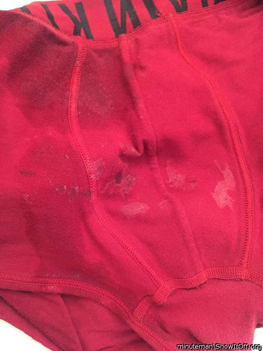 Spunk-stained boxers
