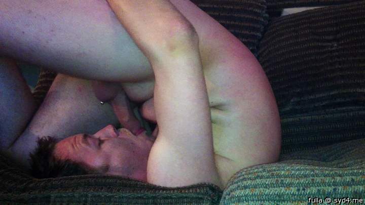 selfsucking my pierced cock