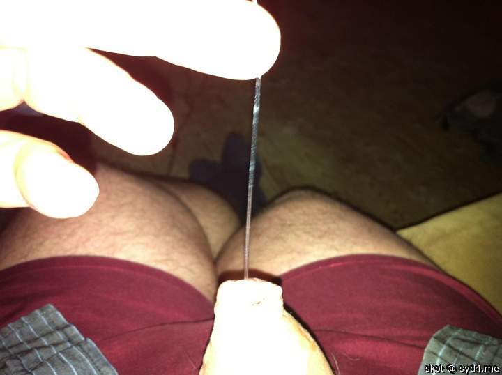 precum string!
