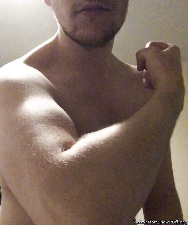 I want your hands on my biceps while Im balls deep in you
