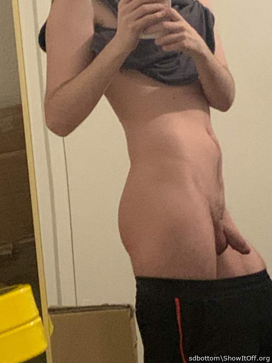 Beautiful cock and great firm buttcheeks.   