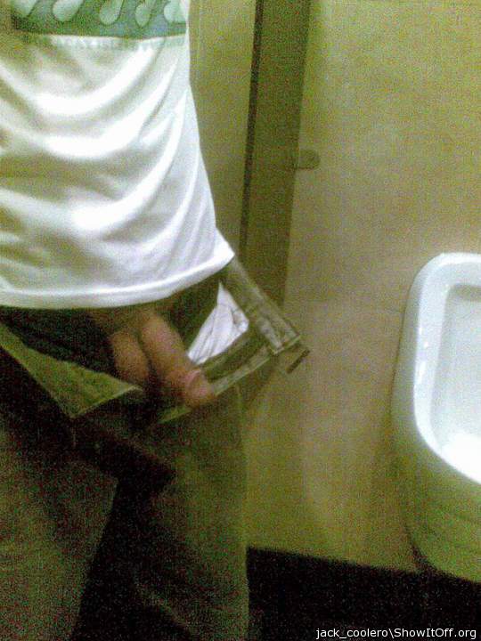 At a public restroom (1)
