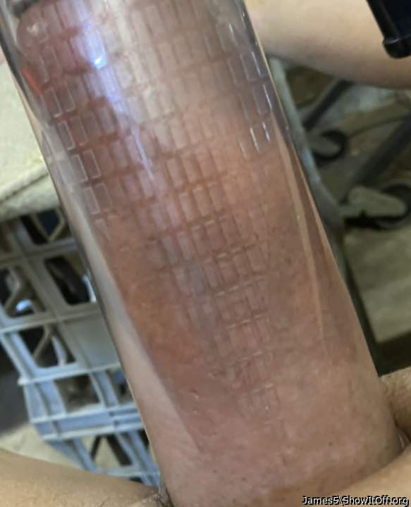 pumped upand filling the tube with girth.