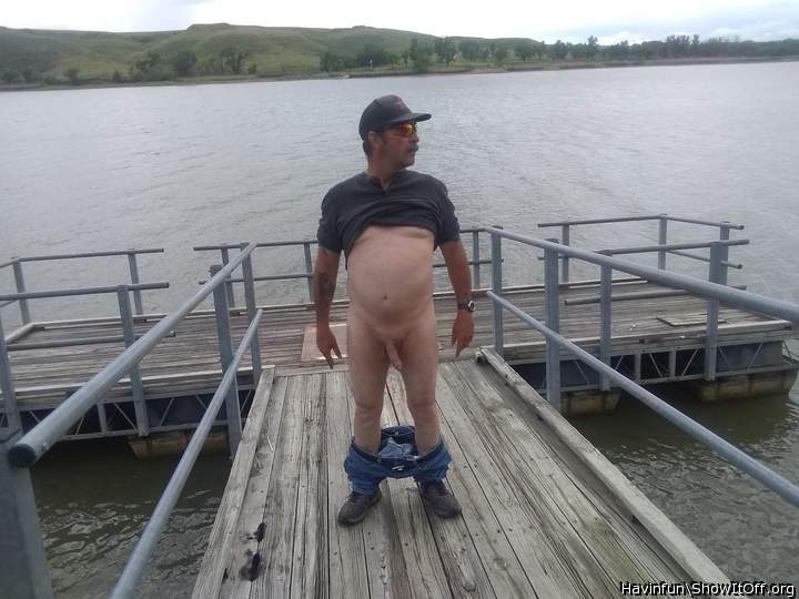 At lake