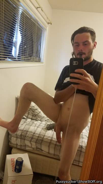 Very sexy, and your huge cock is beautiful