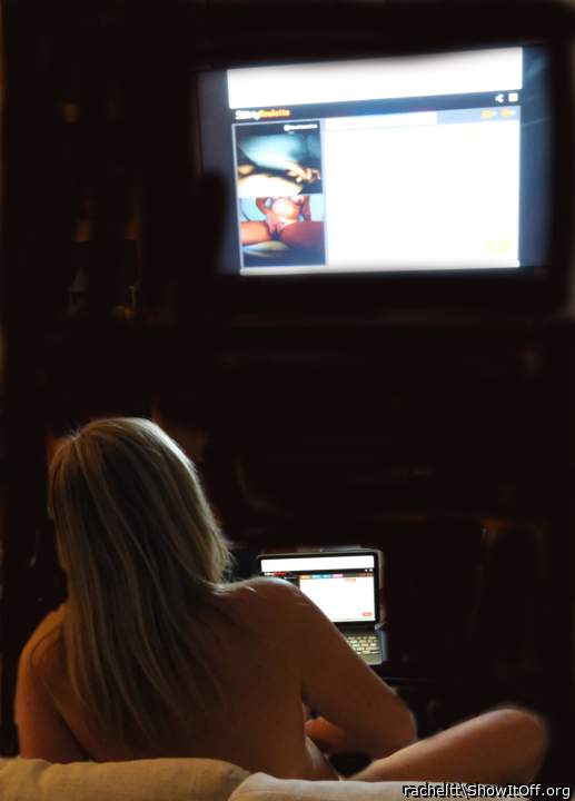 Very creative showing you back watching