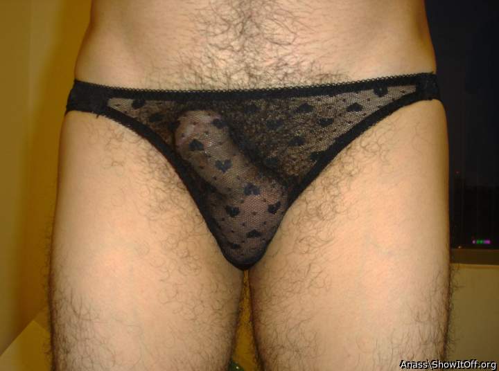 I like how you look in your see-thru panties, a Lot!