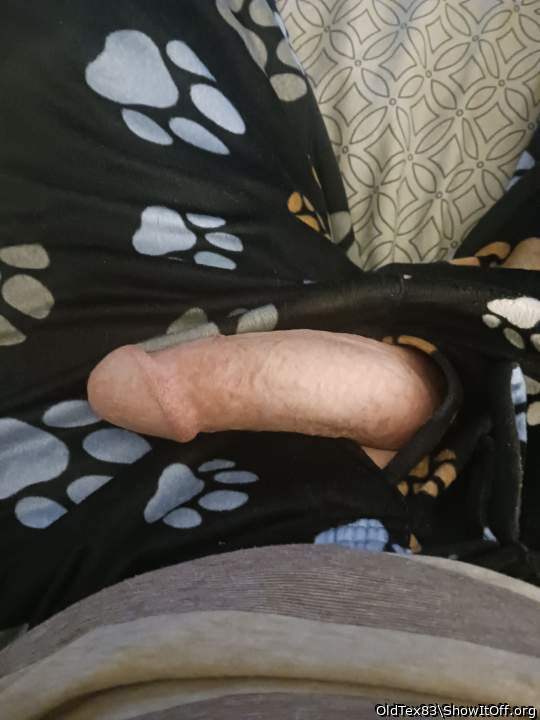 Couldn't keep it in my pajamas!