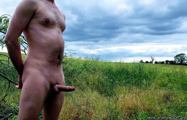 Impressive hooded hard-on and lovely patch of belly hair plu