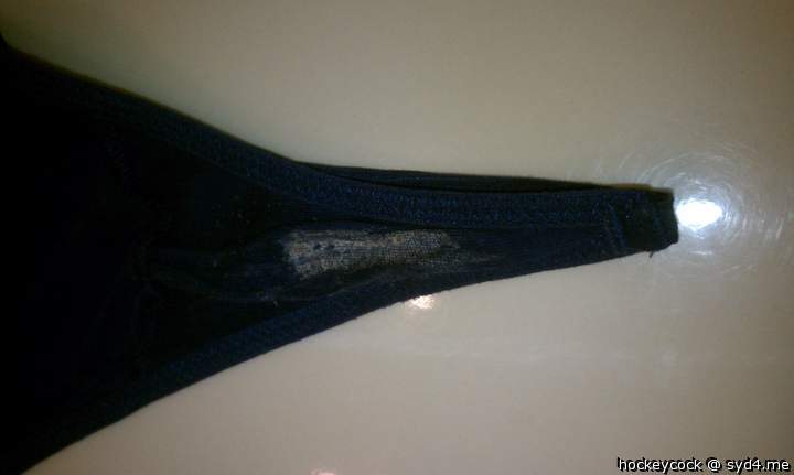 my wifes stained panties