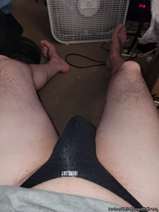 Sexy black gstring