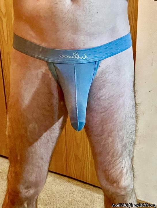 Your hot cock fills your thong so nicely