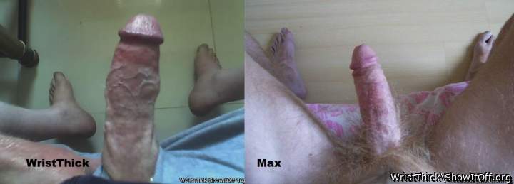 Comparison between me and friend's husband Max