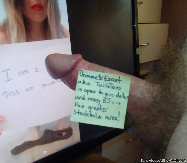 Stockholm's Domme&Escort spreads her gash for cash!