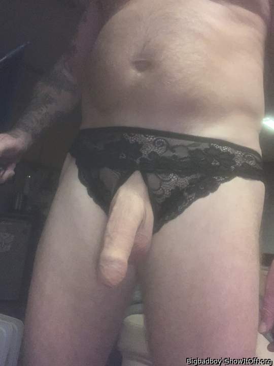 Need a hand? or mouth ? Love the panties. Do you have others