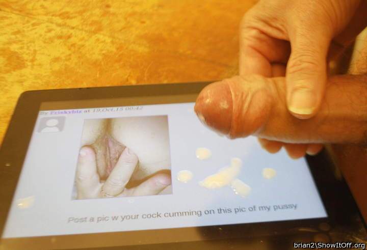 cum on ipad