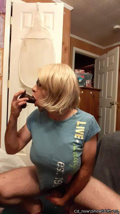 Can I exchange my cock for your dildo?      