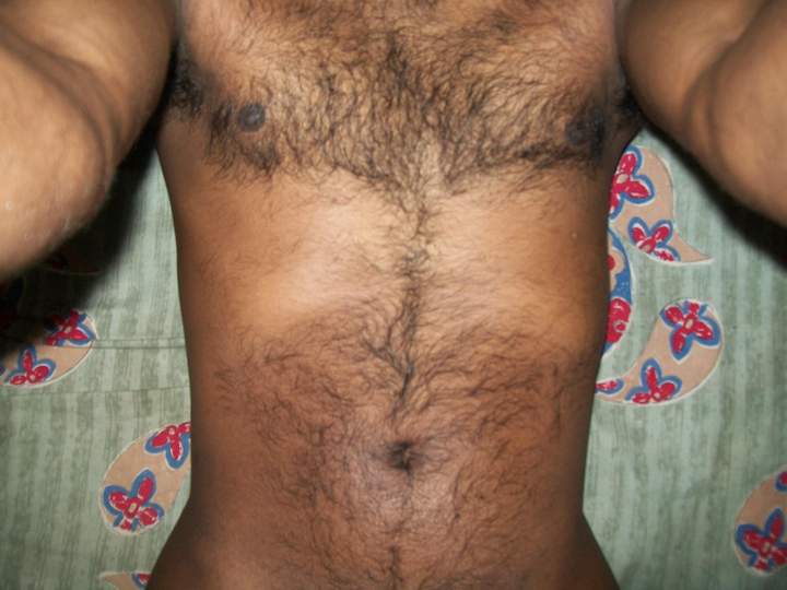  love to suck on you're nipples. you have a nice hairy body,