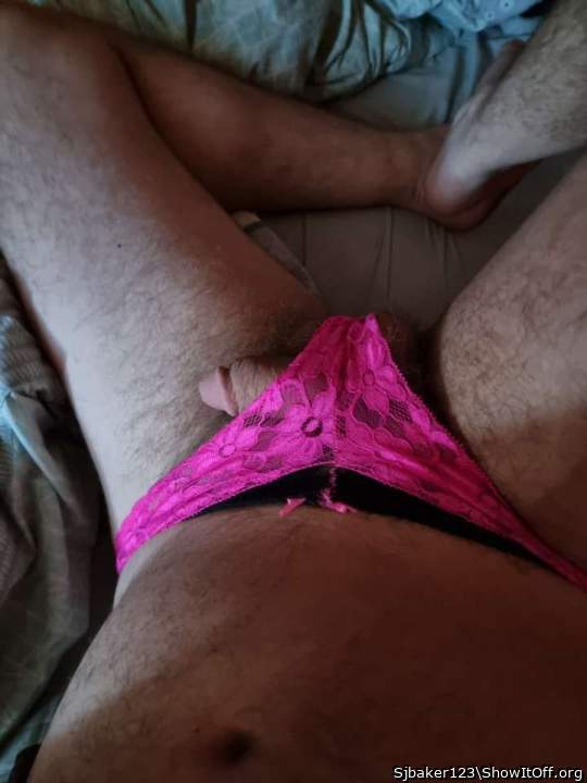 Cute panties, wish I could kiss the tip hanging out