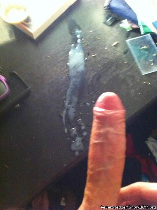 Big beautiful load.   Mmmmmm yum