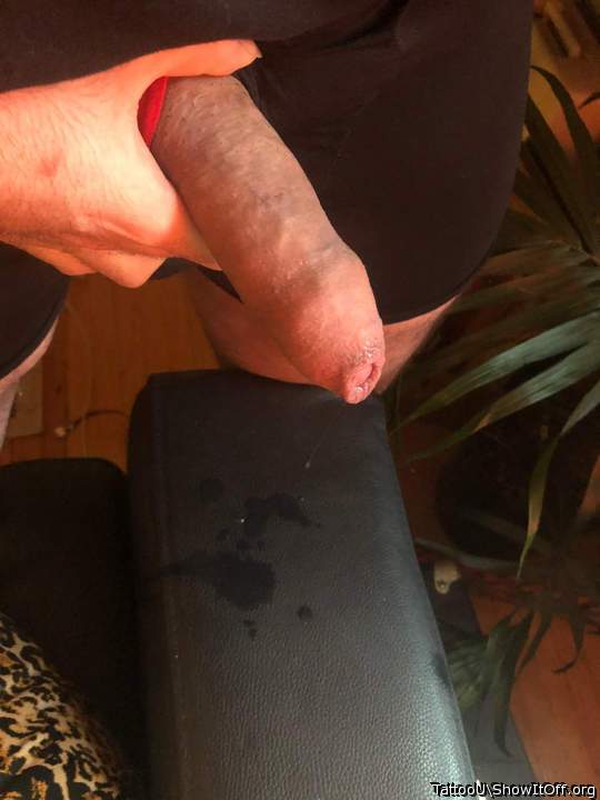 Who's gonna lick all this precum up?