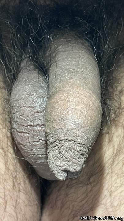Nice uncut penis !