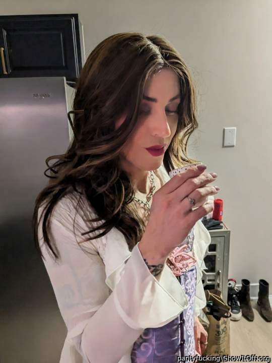 Espresso break for slutface