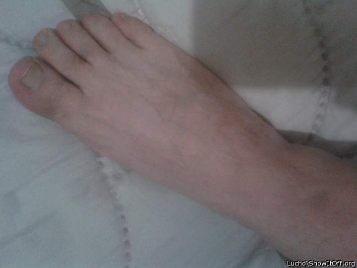 My foot