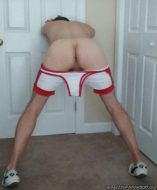 I would pull my singlet down and fuck you just like that