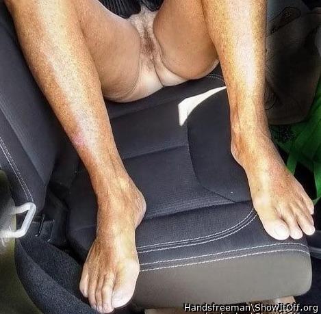 Exposing myself in a rest area.